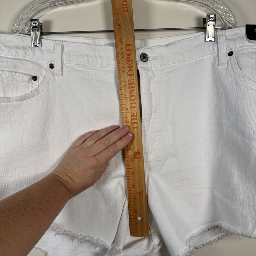 Abercrombie & Fitch Curve Love High Rise 90s Relaxed Cut Off Shorts Womens 36 - Picture 6 of 10